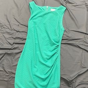 Teal/Green/Blue Ruched Dress Size 10